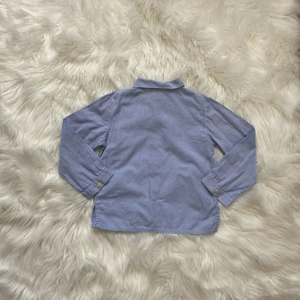 Gianfranco Ferre Boys Button Up Shirt Check Size 4